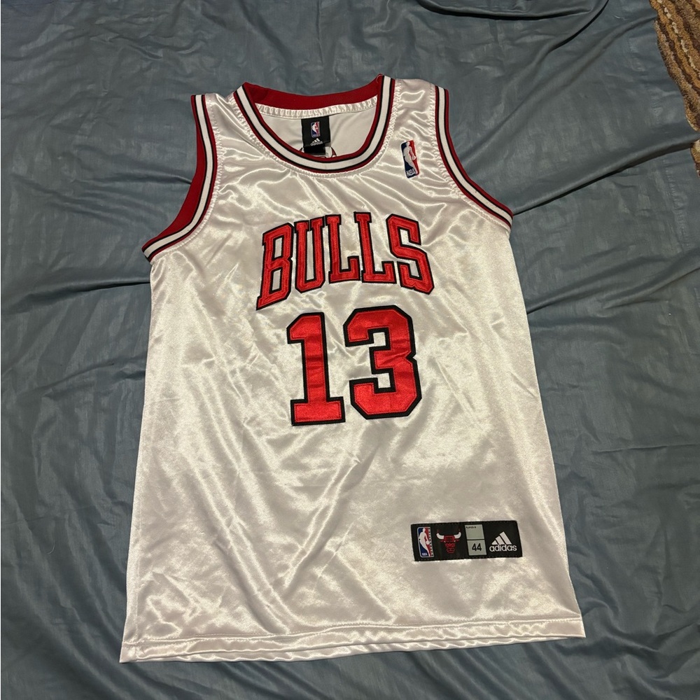 NBA, Chicago Bulls vintage Yannick Noah size 44 jersey. This one is hard to get.